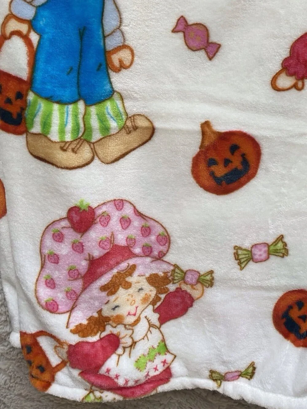 Strawberry Shortcake Huckleberry Pie Raspberry Tart Halloween Throw Blanket NEW